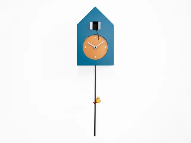 progetti-freebird-tarzan-orologio-da-parete-con-pendolo-uccellino image 1