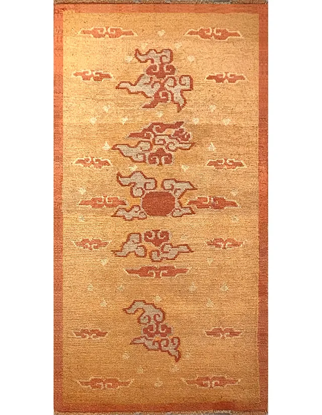 illulian-tibet-fire-pearl-tappeto-nomad-154x71-cm image 1