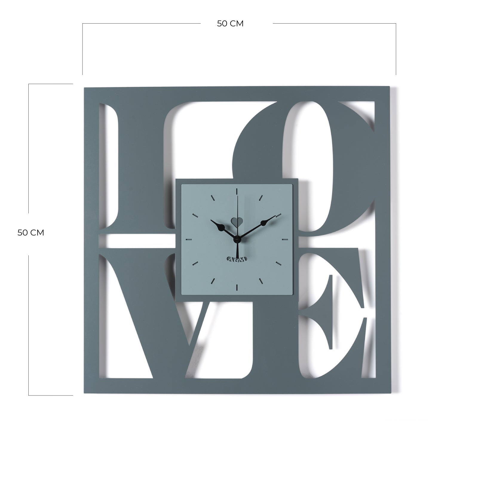arti-mestieri-love-orologio-da-parete-quadrato-50x50-cm image 5