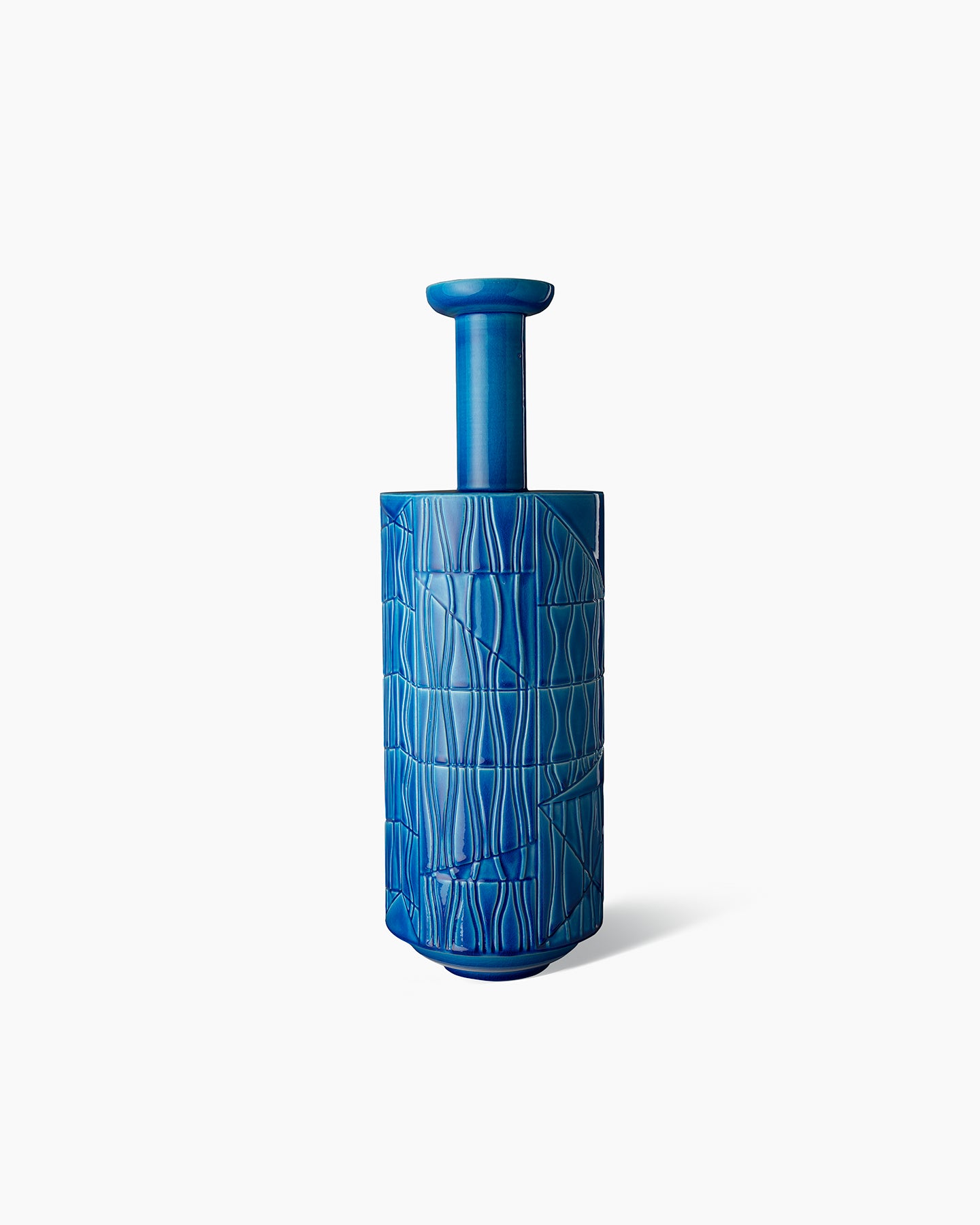 bitossi-ceramiche-vaso-guadalupe-bethan-laura-wood-in-terra-bianca-azzurro-brill image 1