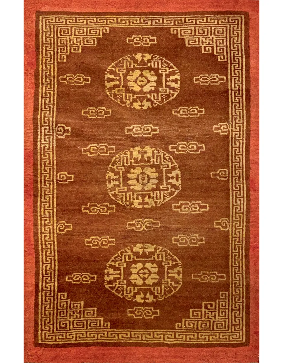 illulian-tibet-shou-red-border-137x81-cm-tappeto-nomad image 1
