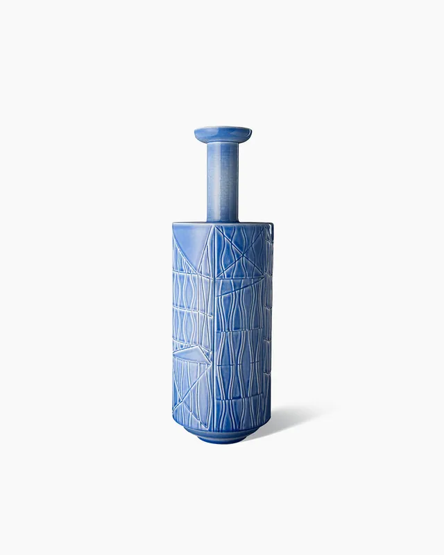 bitossi-ceramiche-vaso-bethan-laura-wood-terra-bianca-celeste-craquel image 1