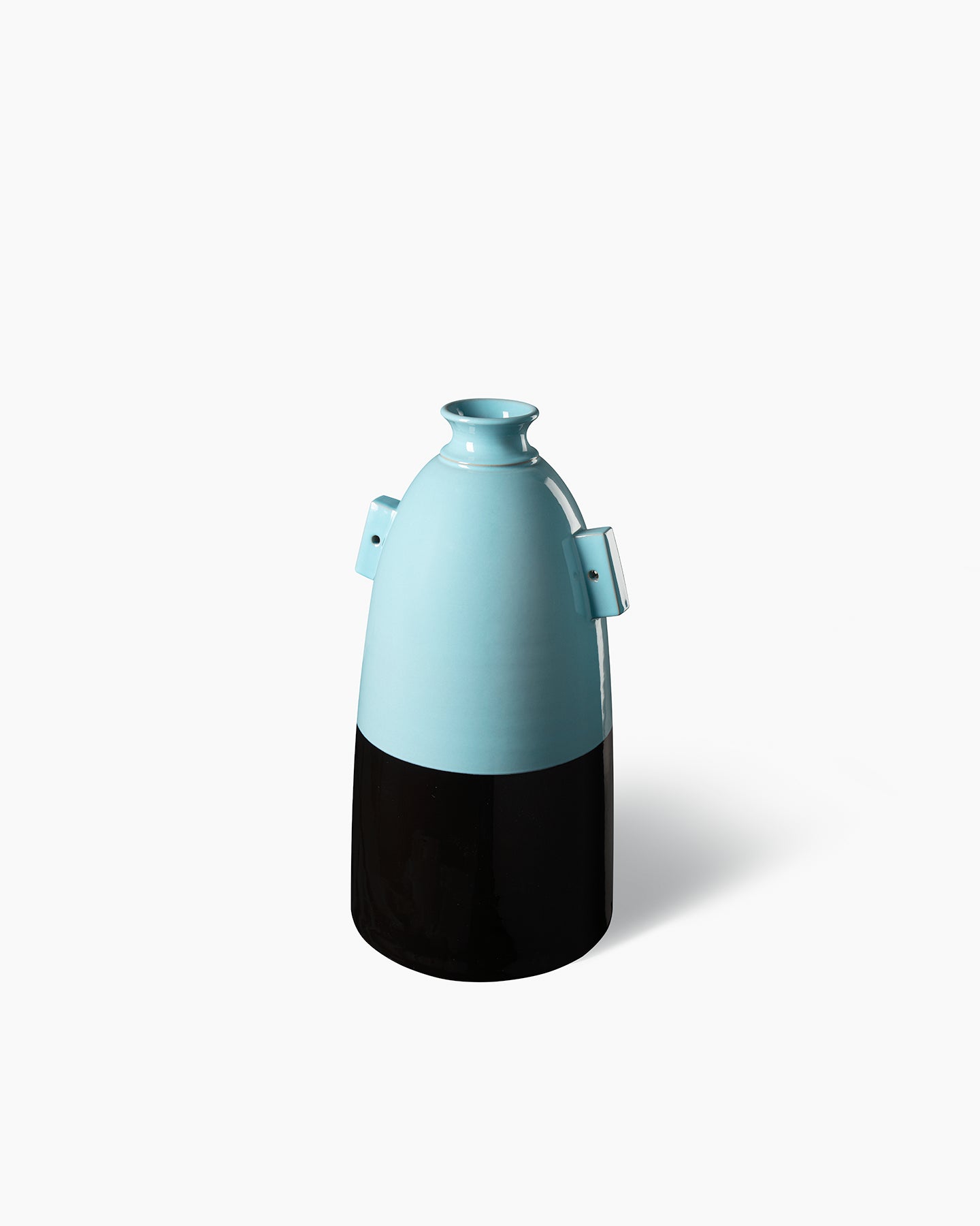 bitossi-ceramiche-vaso-1973-aldo-londi-nero-turchese-riedizione-199-pezzi image 3