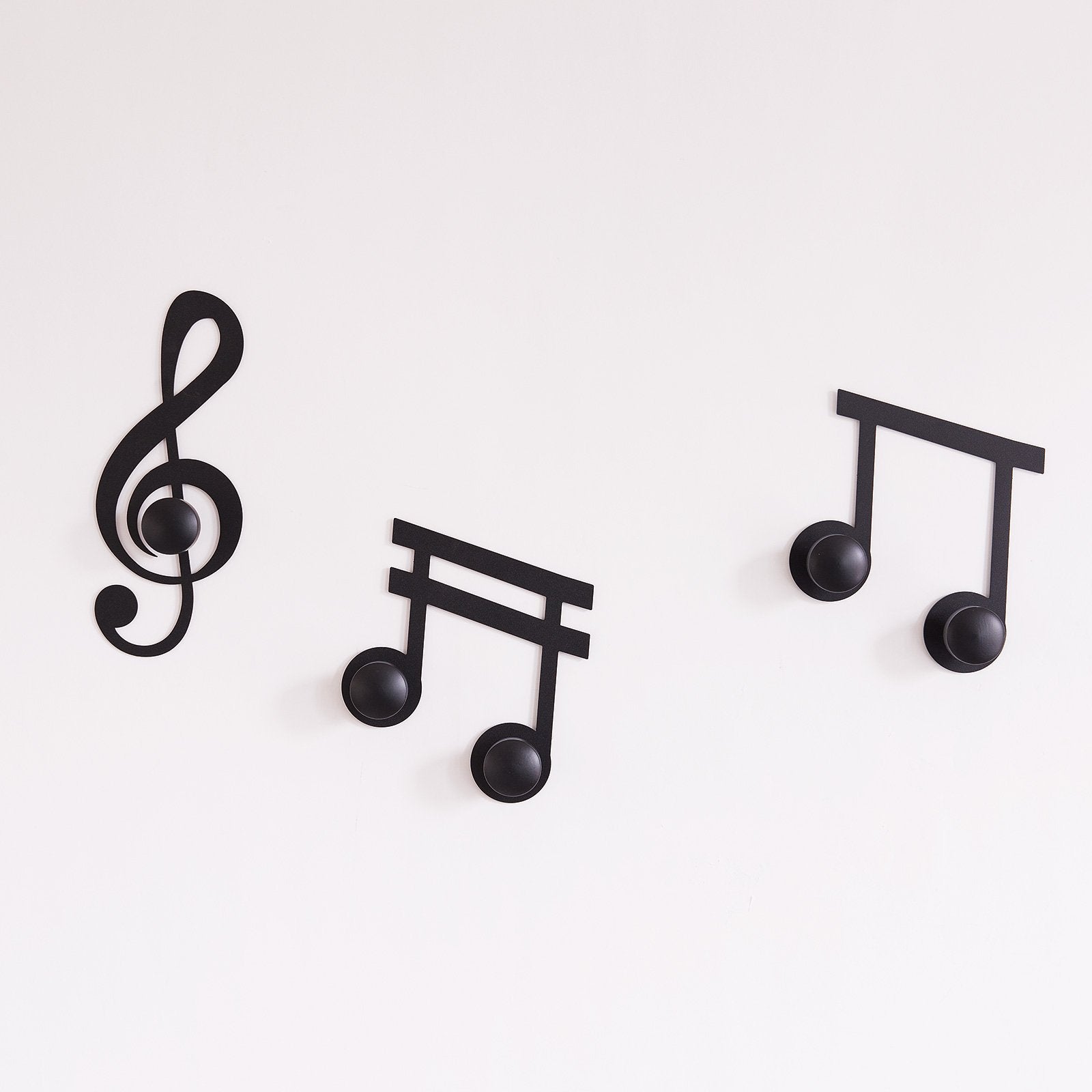 arti-mestieri-note-musicali-set-3-quadri-da-parete-in-ferro-nero image 1