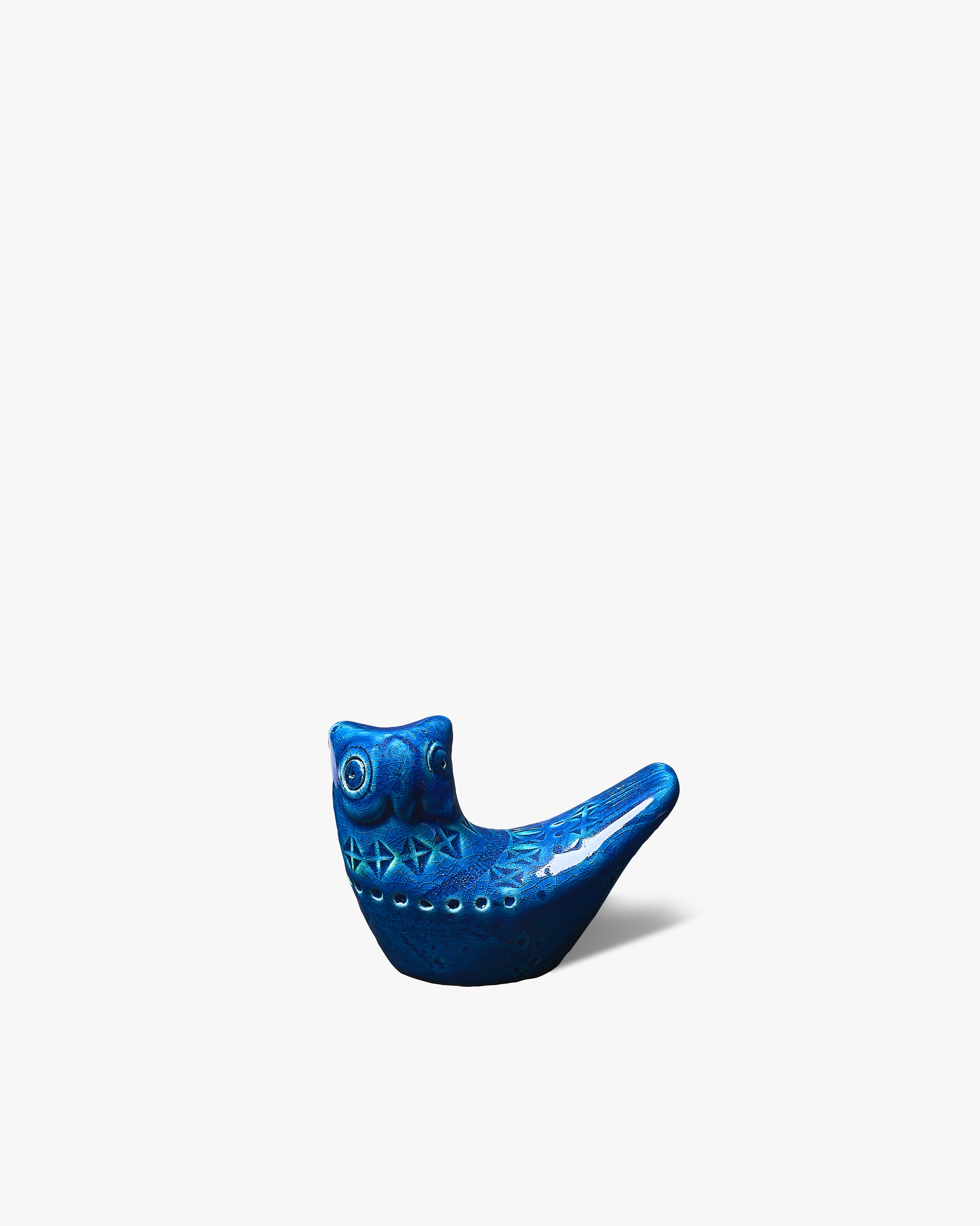 bitossi-ceramiche-miniatura-gufo-rimini-blu-aldo-londi image 3