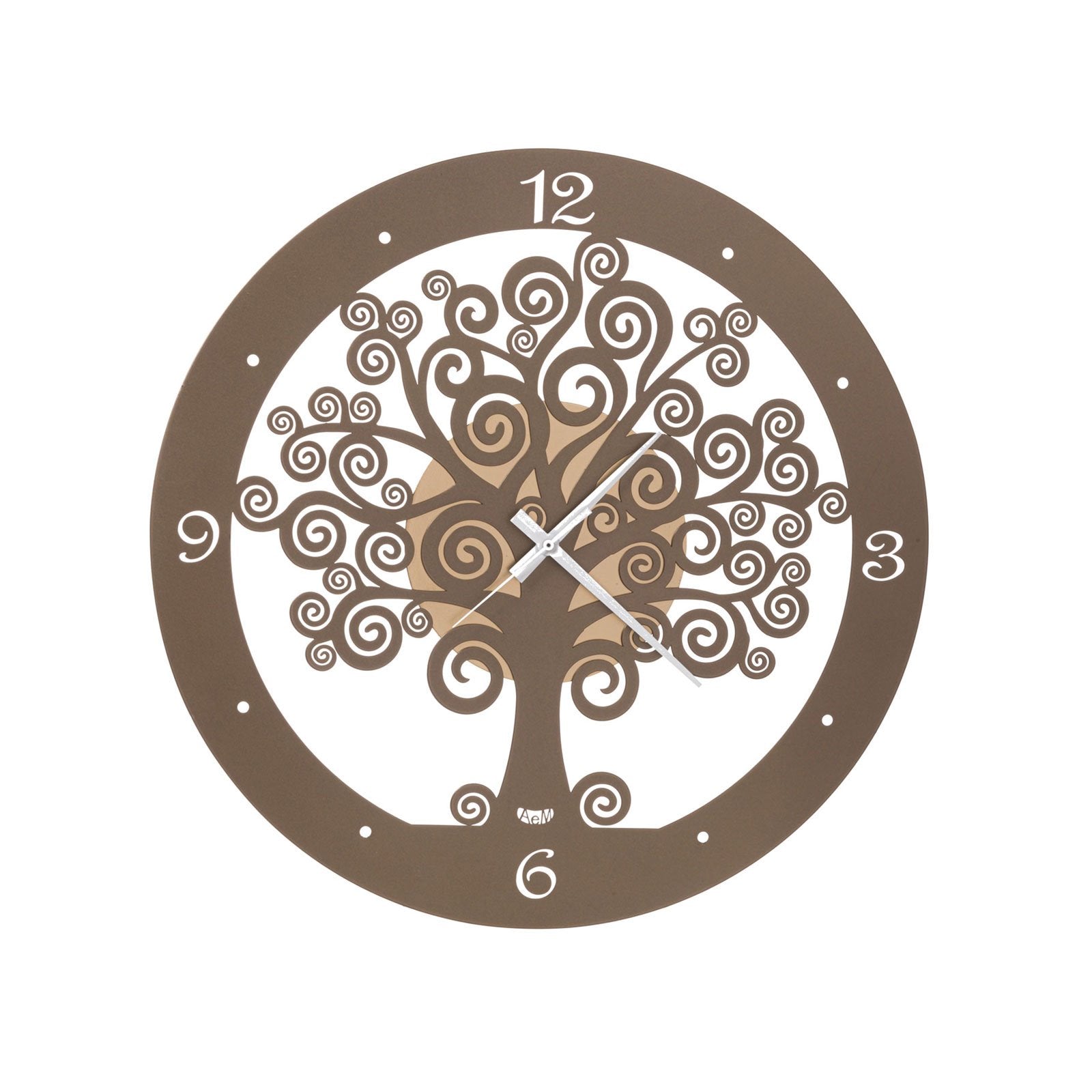 arti-mestieri-albero-della-vita-piccolo-orologio-da-parete image 2