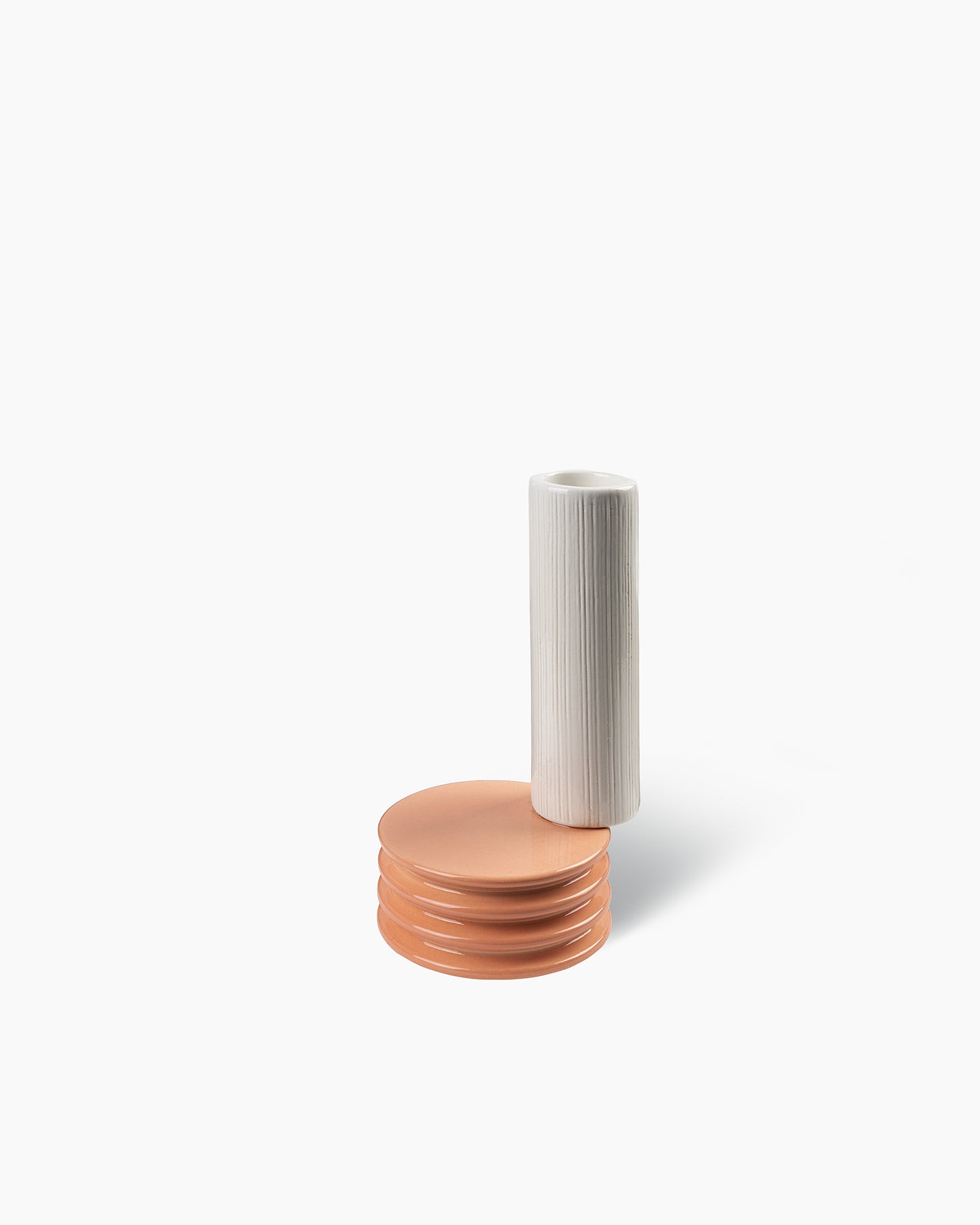 bitossi-ceramiche-vaso-2-elementi-colonne-quincoces-drago-bianco-terracotta image 2