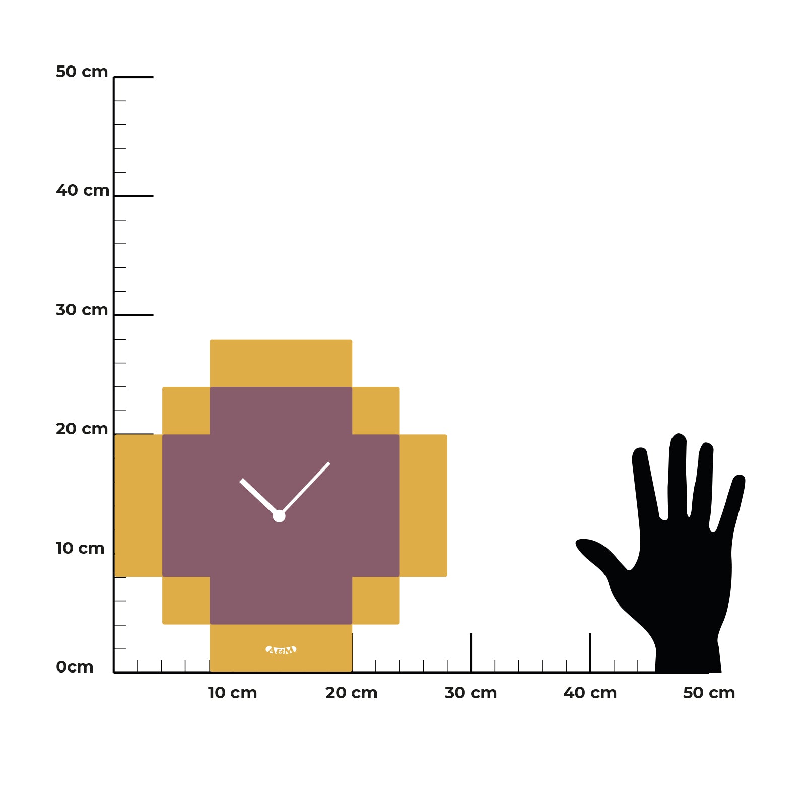 arti-mestieri-tetris-orologio-da-parete-geometrico-in-ferro image 5