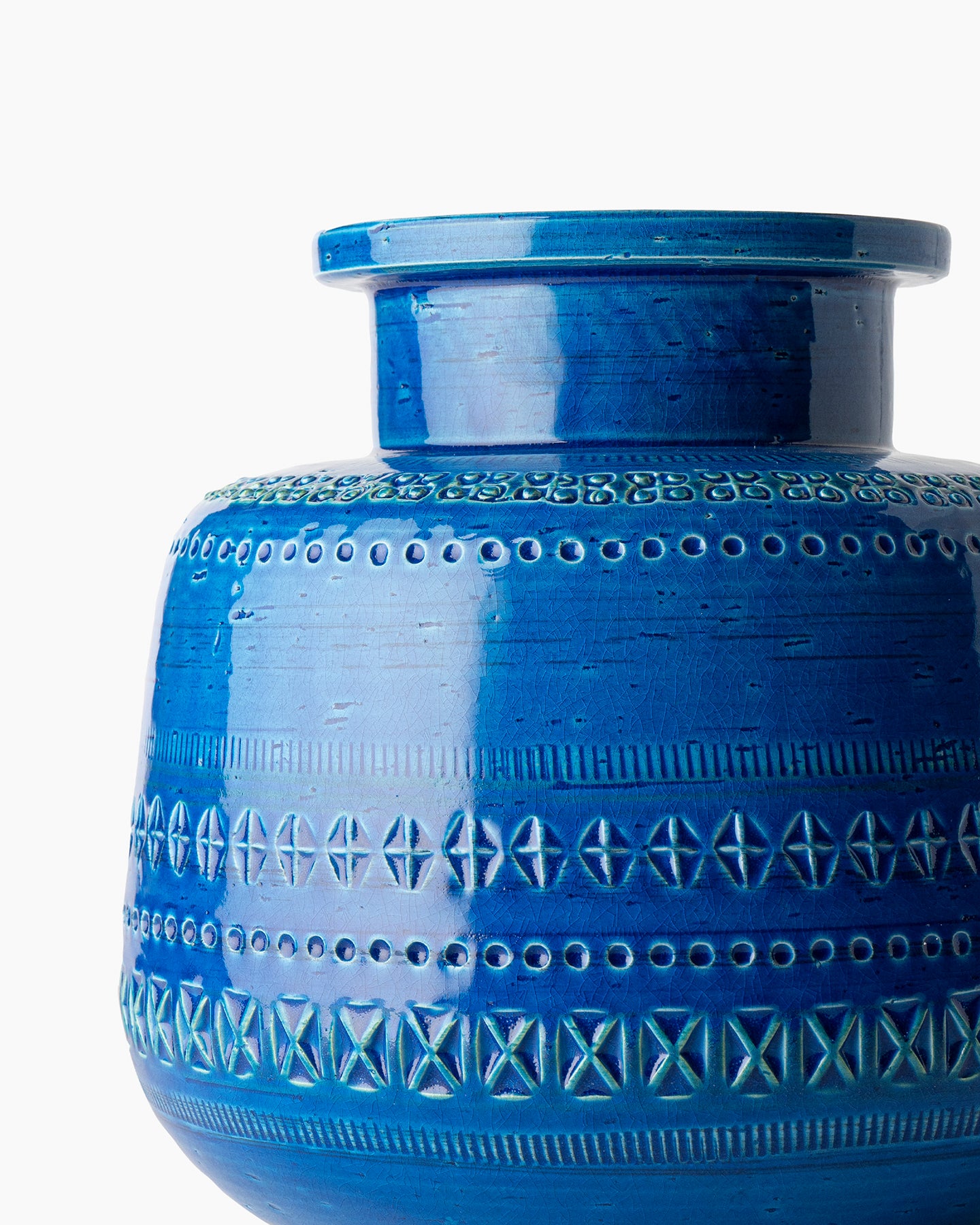 bitossi-ceramiche-vaso-rimini-blu-aldo-londi-in-terra-bianca image 3