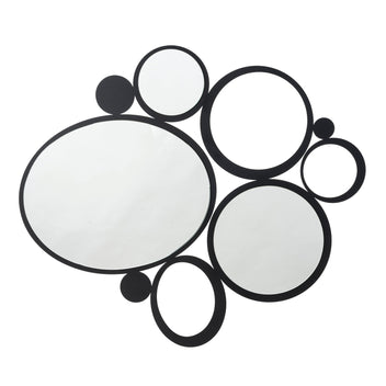 arti-mestieri-specchio-da-parete-bubbles-90x79-cm-in-ferro image 4