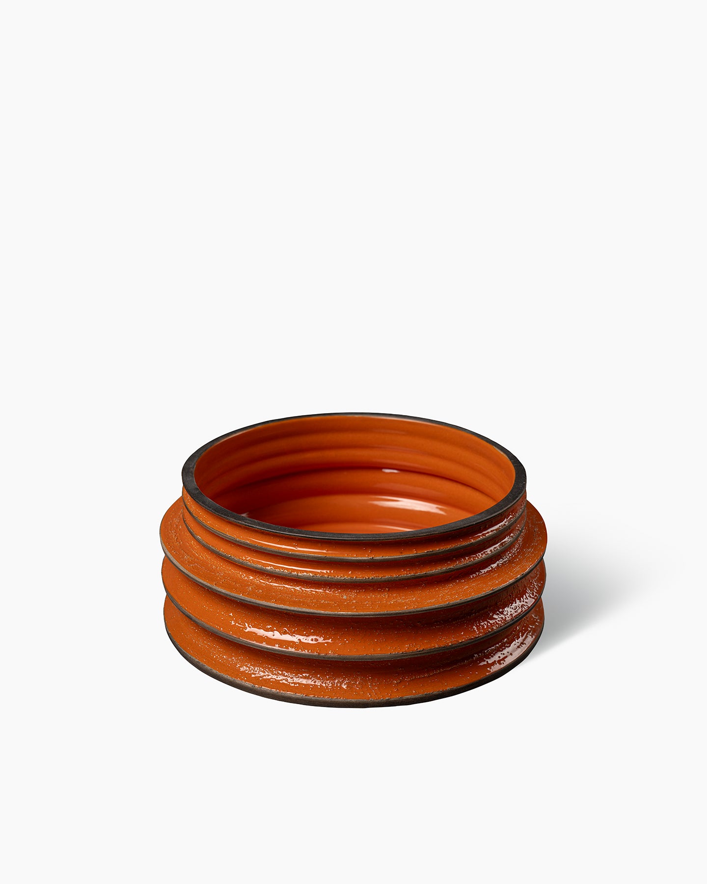 bitossi-ceramiche-bolo-revolver-christoph-radl-in-terra-bianca-arancio-engobbio image 2