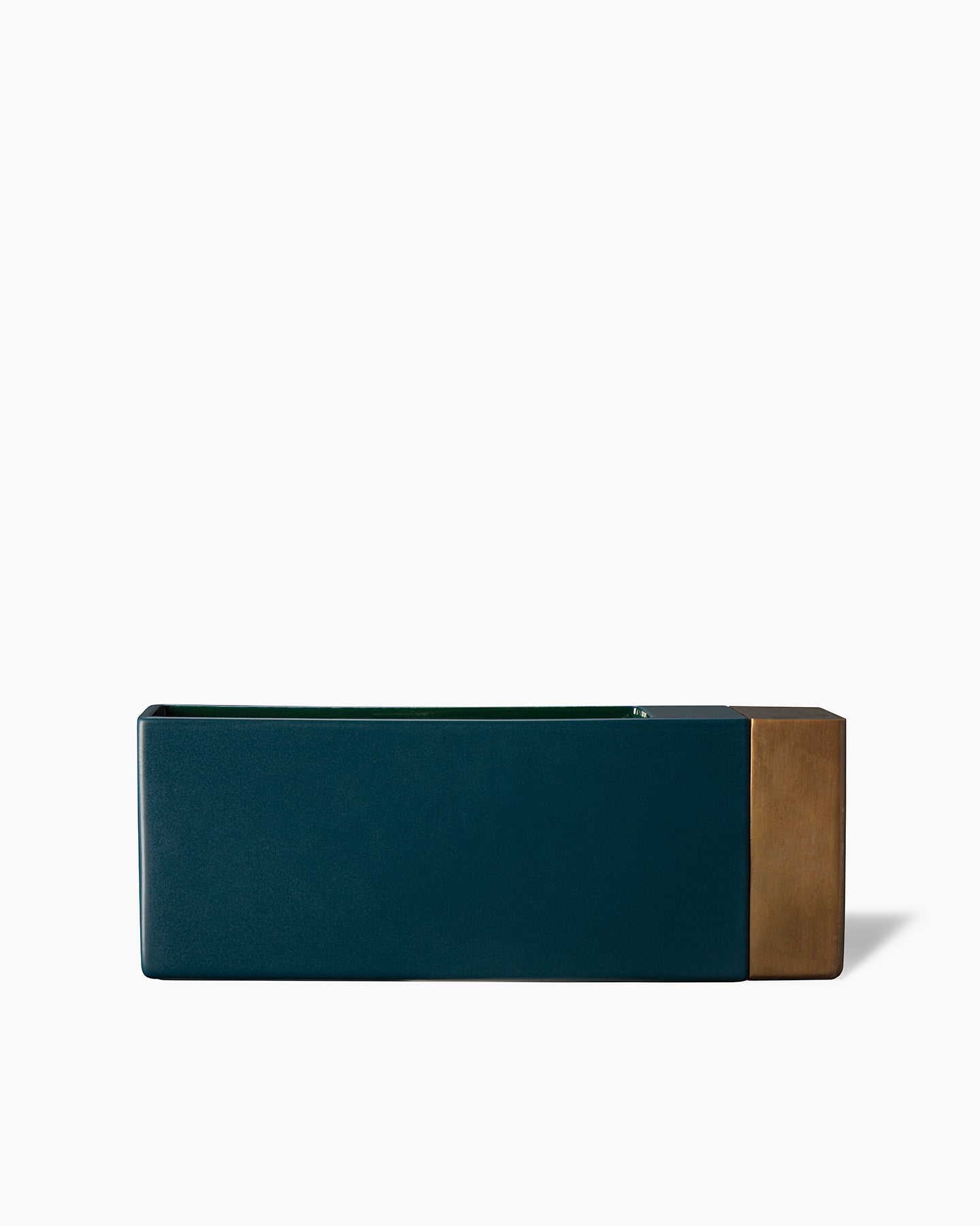 bitossi-ceramiche-vaso-equilibri-dimorestudio-verde-petrolio-ottone image 1