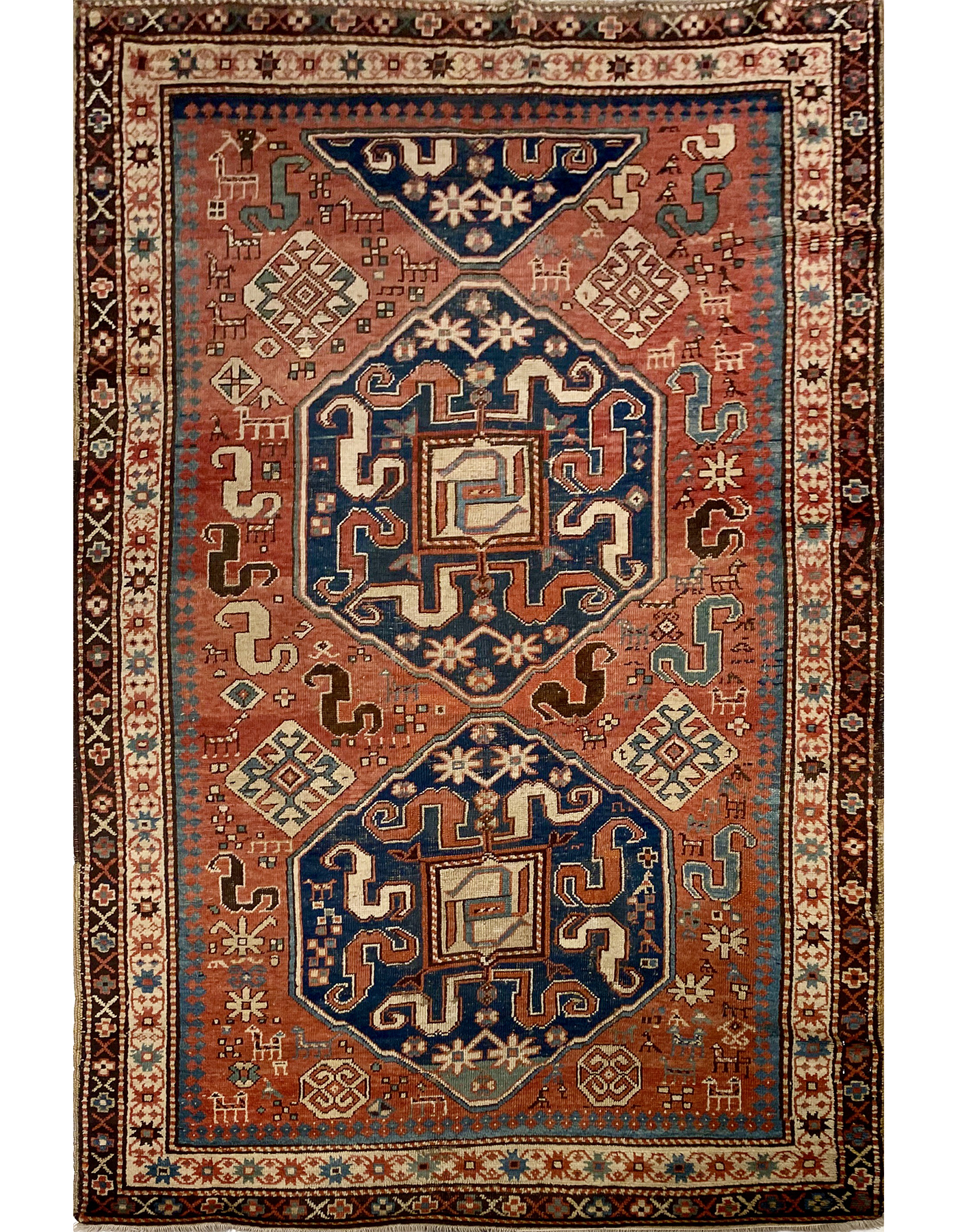 tappeto-illulian-kasak-chondoresh-caucaso-220x124-cm-lana image 1