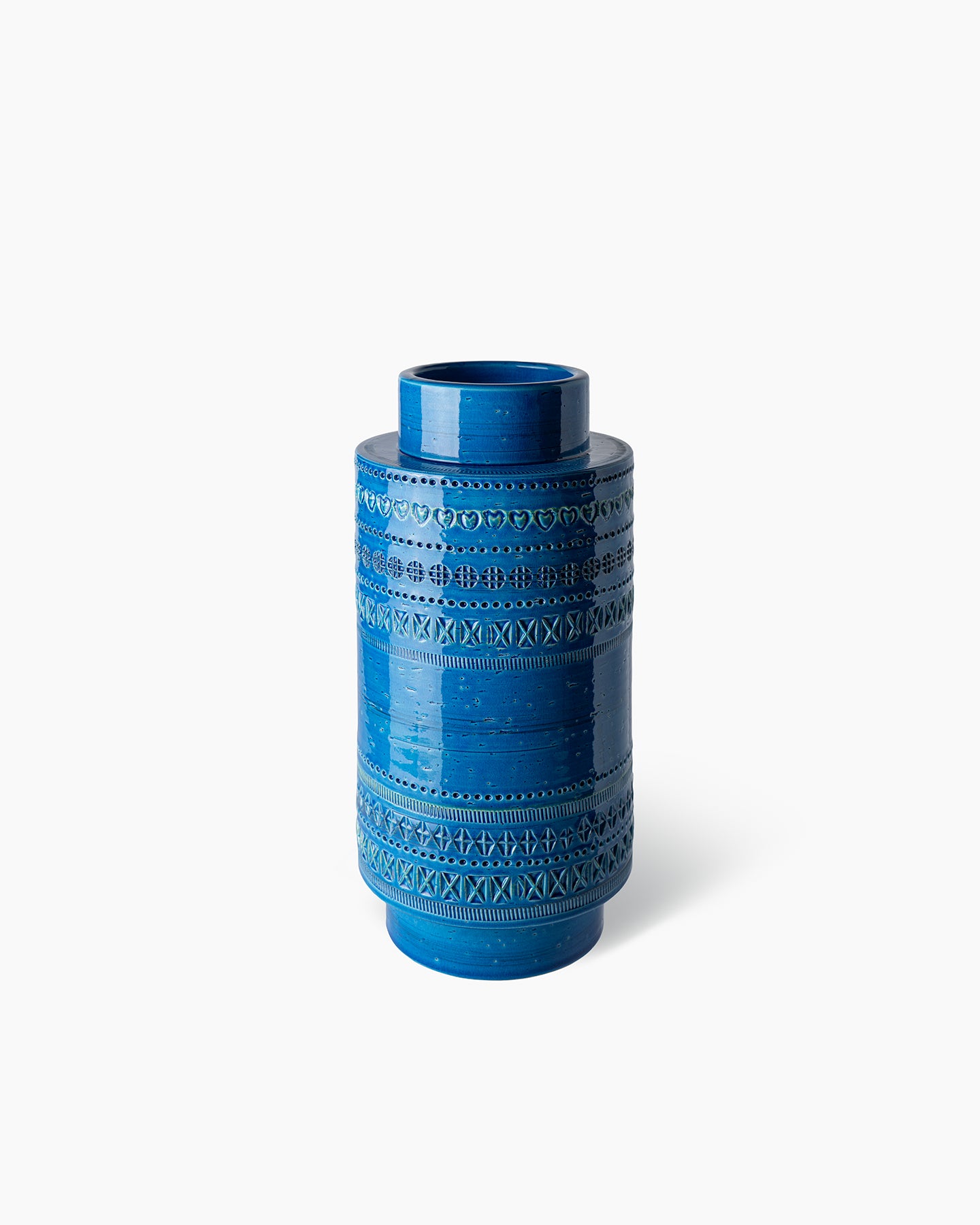 bitossi-ceramiche-vaso-rocchetto-rimini-blu-aldo-londi-3 image 2
