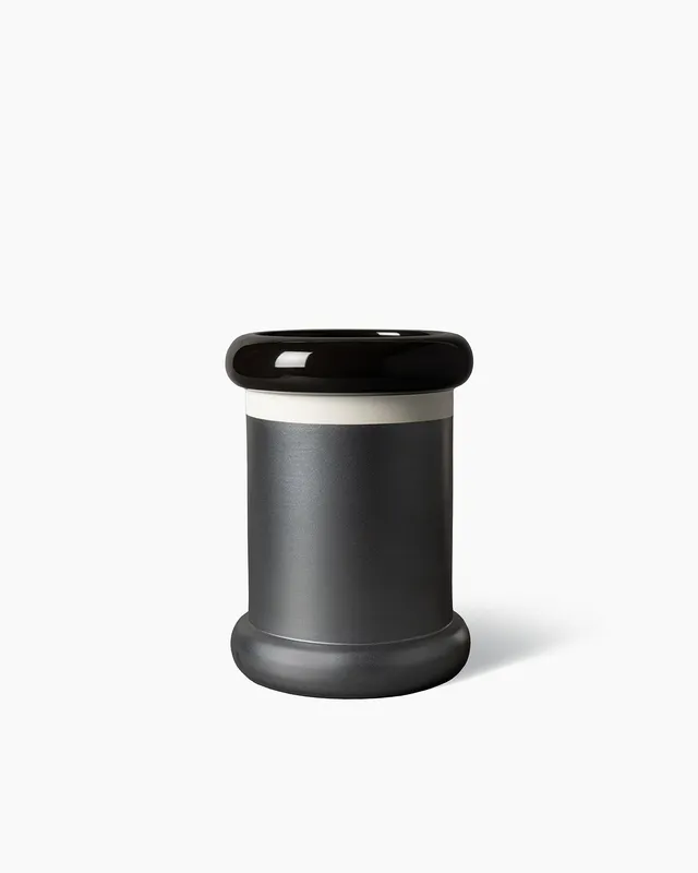 bitossi-ceramiche-vaso-ettore-sottsass-1959-nero image 1