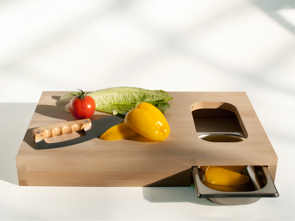 progetti-chop-tagliere-in-faggio-con-vaschetta-inox-estraibile image 3