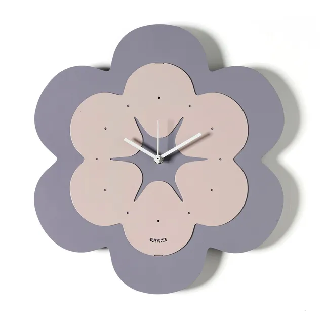 arti-mestieri-florindo-orologio-da-parete-a-forma-di-fiore-in-ferro image 1
