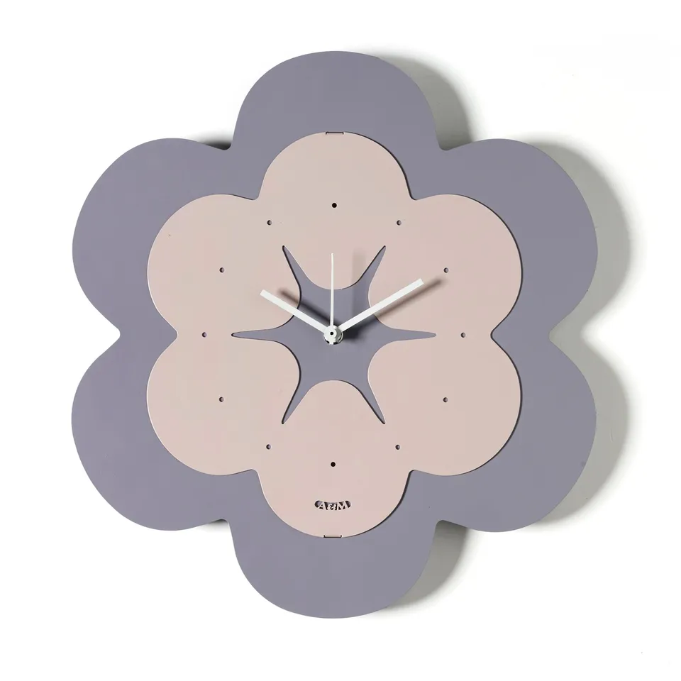 arti-mestieri-florindo-orologio-da-parete-a-forma-di-fiore-in-ferro image 1