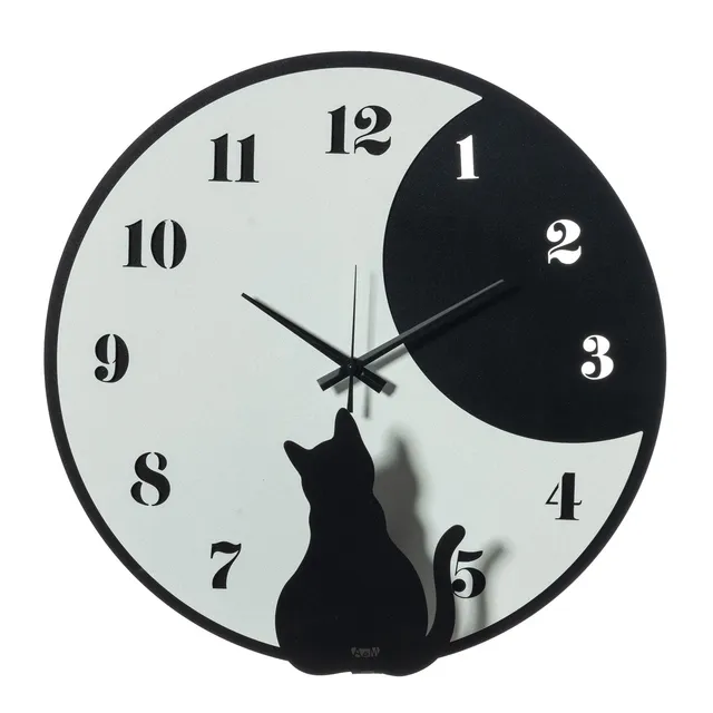 arti-mestieri-orologio-da-parete-moon-whiskers-43-cm-in-ferro image 1