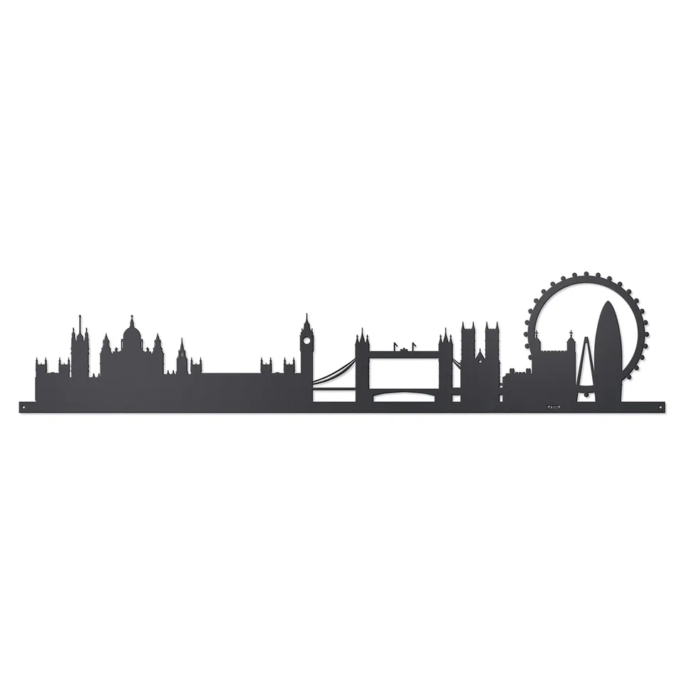 arti-mestieri-london-skyline-100-pannello-decorativo-ferro image 1