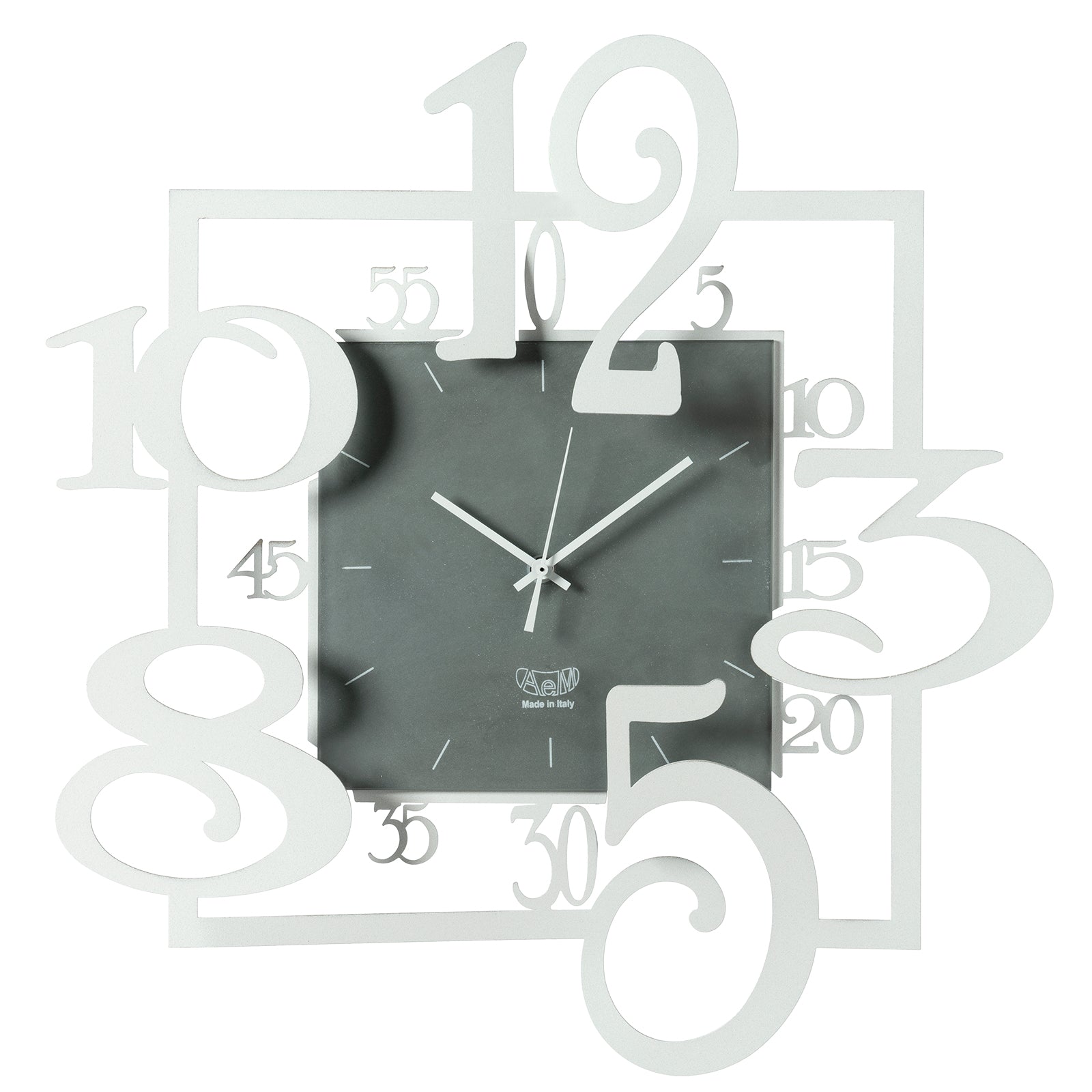 arti-mestieri-amos-orologio-da-parete-bianco image 1