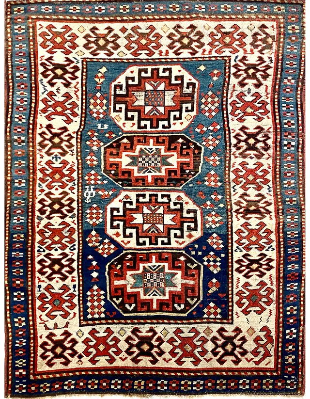 tappeto-illulian-kasak-medallions-lesghi-190x134-cm image 1
