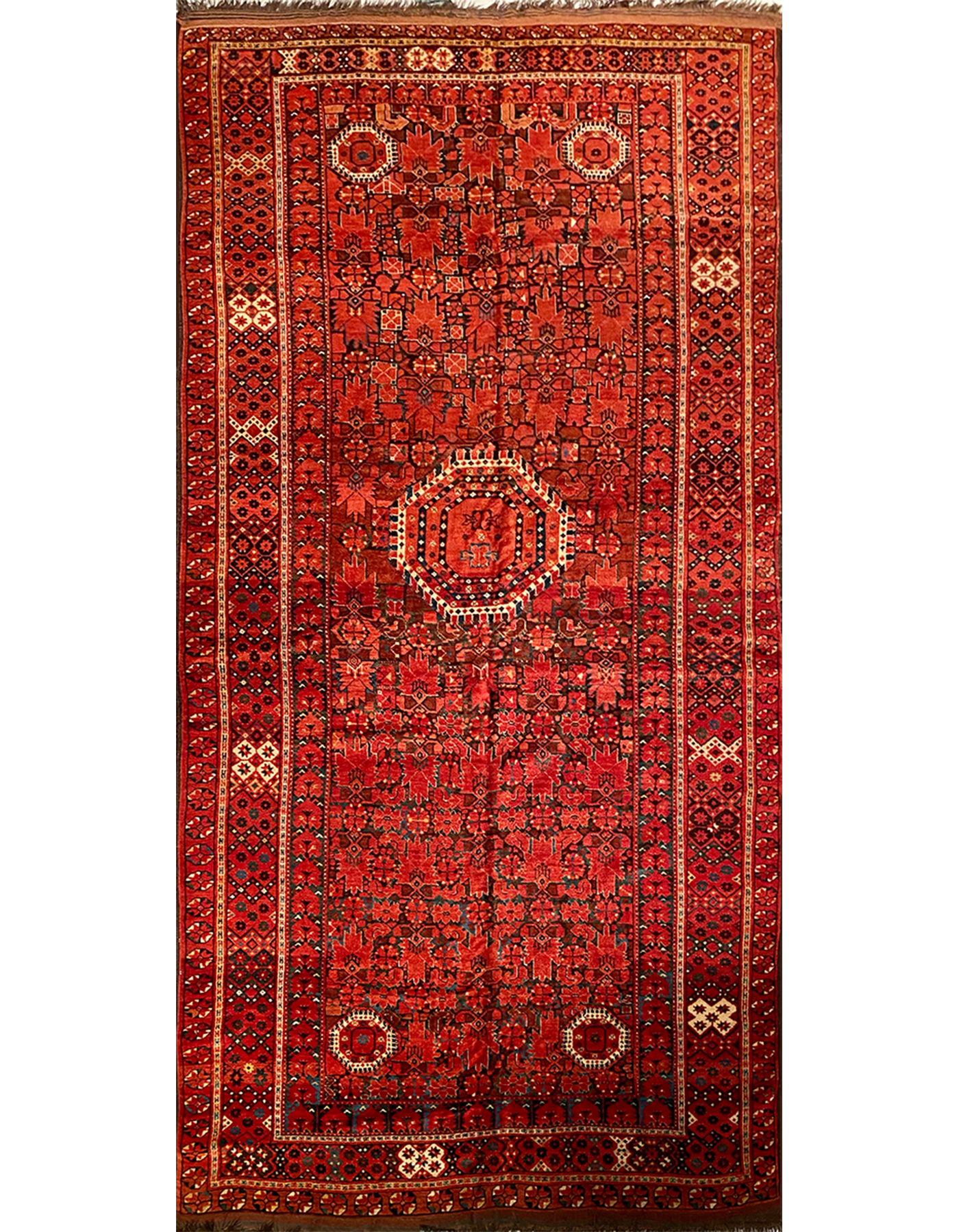 illulian-beshir-turkmenistan-xx-secolo-tappeto-antico-365x182-cm image 1