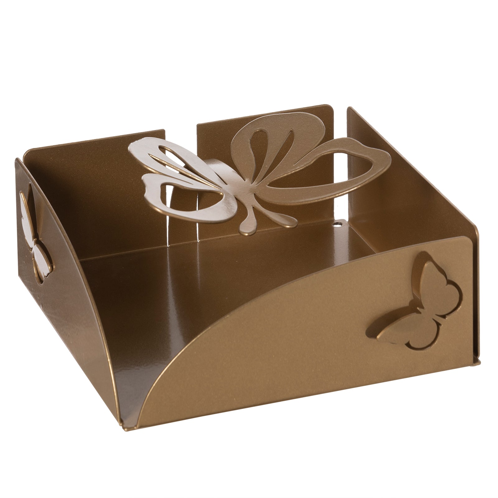 arti-mestieri-farfalloso-portatovaglioli-oro-laccato-17x17x8-cm image 2