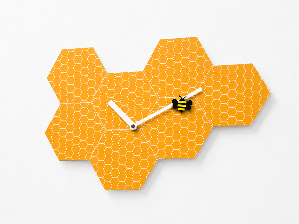 progetti-time2bee-orologio-da-parete-alveare-con-ape image 3