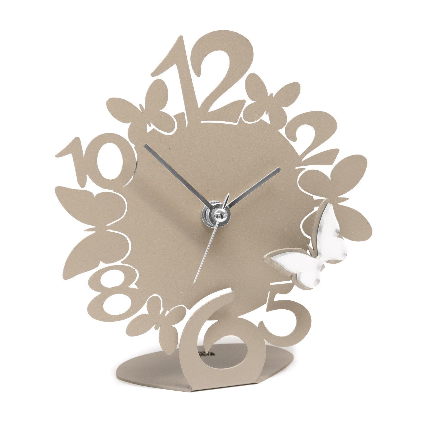 arti-mestieri-orologio-sciame-farfalline-decorato-bomboniera-14x15-cm image 4