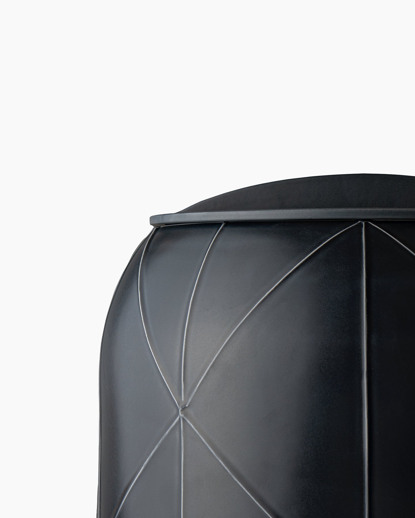 bitossi-ceramiche-vaso-con-coperchio-seams-canister-hubert-grigio-fumo image 3