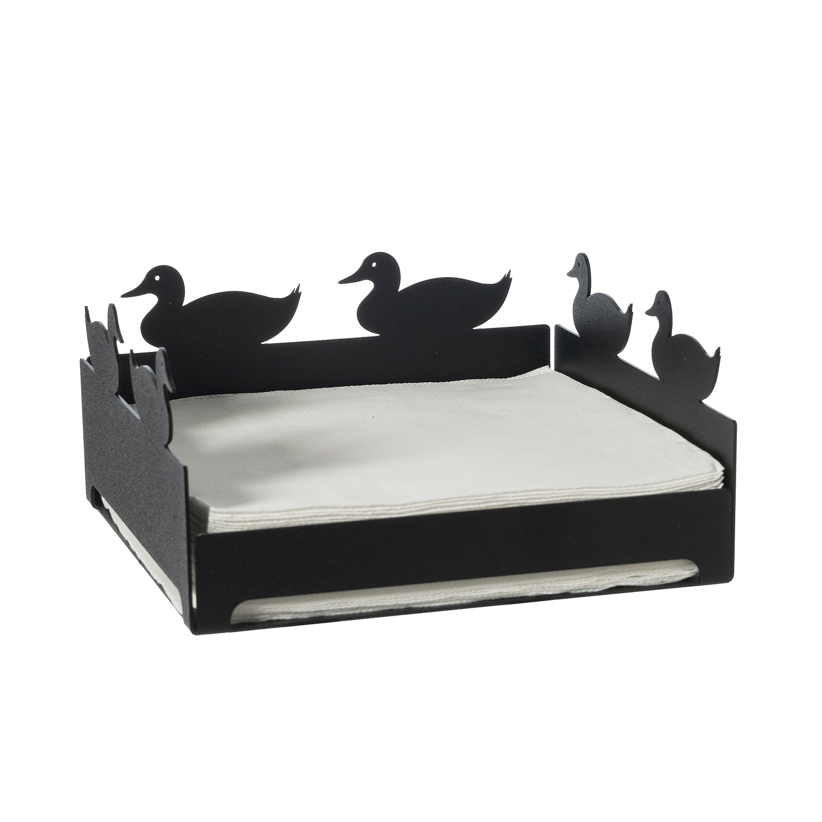 arti-mestieri-duck-portatovaglioli-piccolo-in-ferro-17x17x8-cm image 6