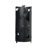 arti-mestieri-gatto-portaombrelli-di-design-in-ferro-23x55-cm-nero-fango image 2