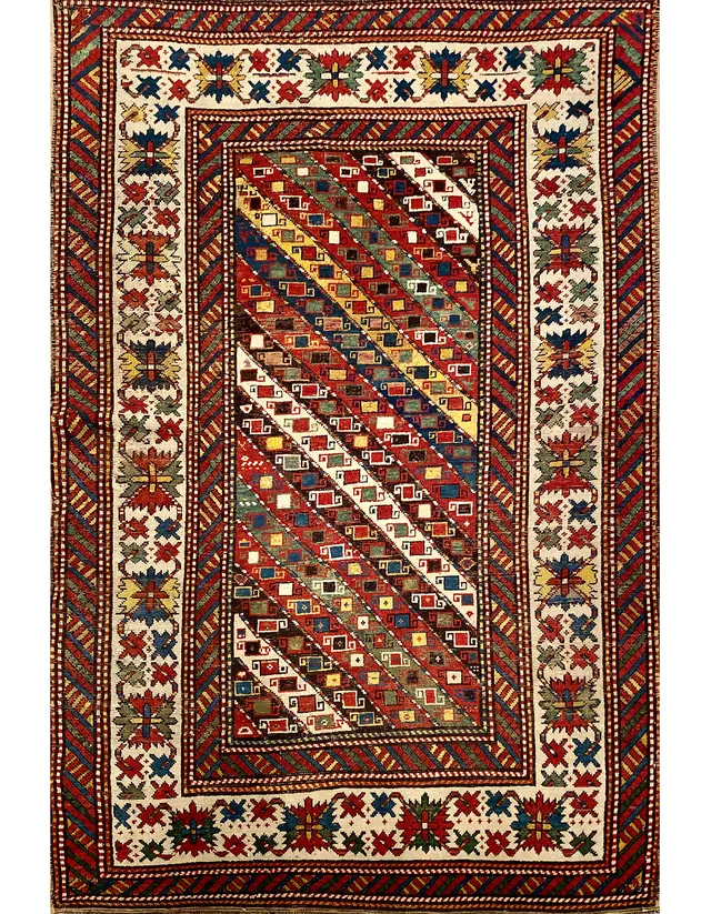 illulian-shirwan-ganje-tappeto-caucasico-212x90-cm-lana image 1