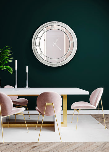 arti-mestieri-icaro-orologio-da-parete-di-design-85-cm-bianco-marmo image 2