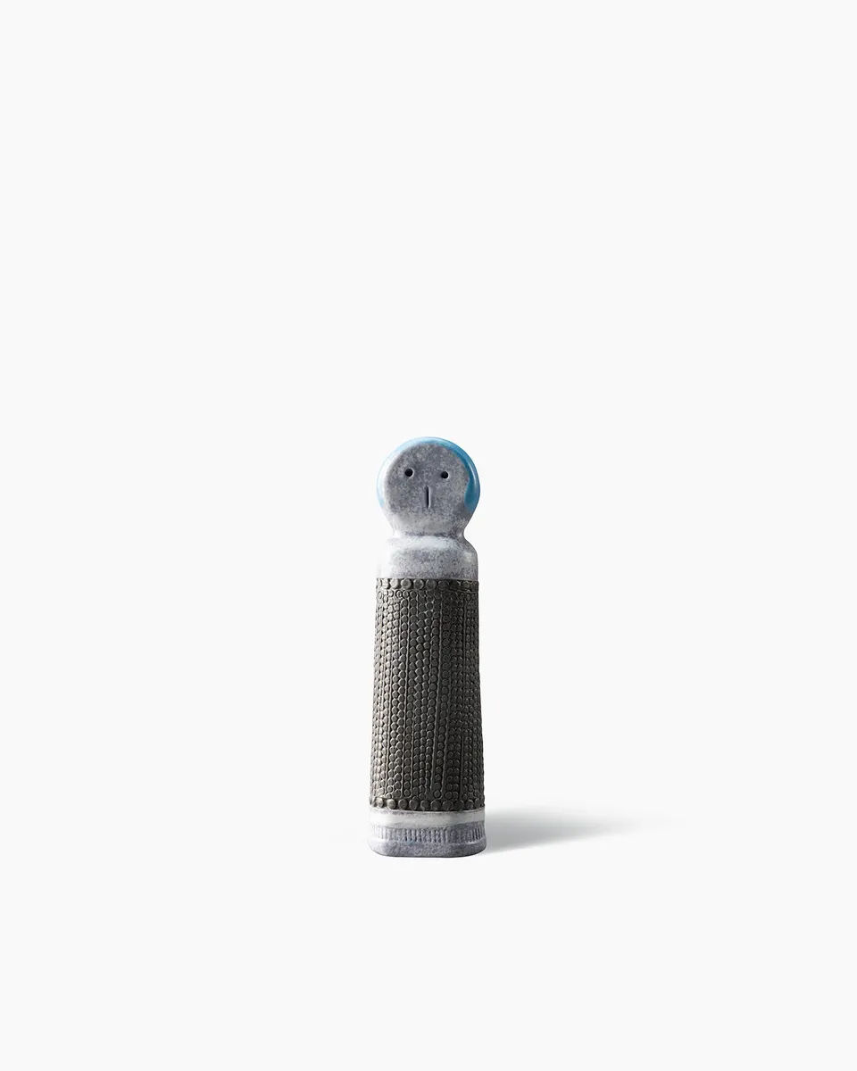 bitossi-ceramiche-talismano-1960-aldo-londi-figura-bluette-viola image 1