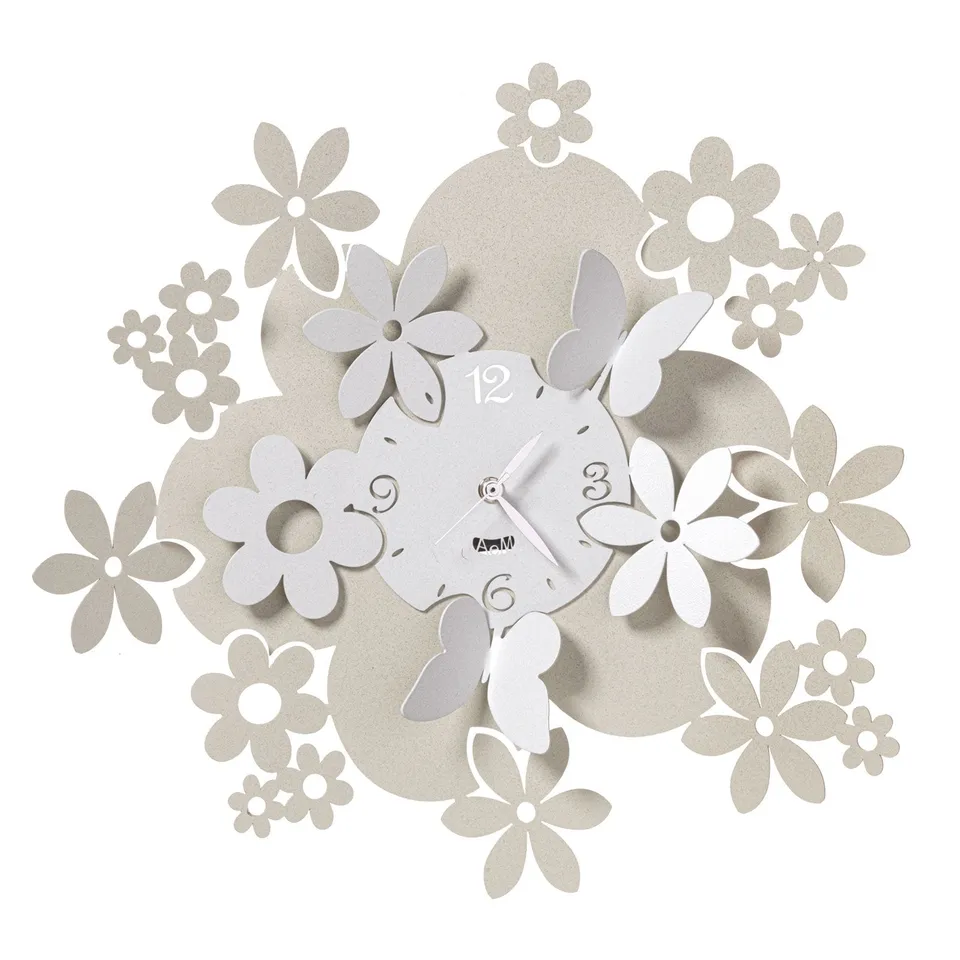 arti-mestieri-daisy-orologio-da-parete-particolare-fiori image 1