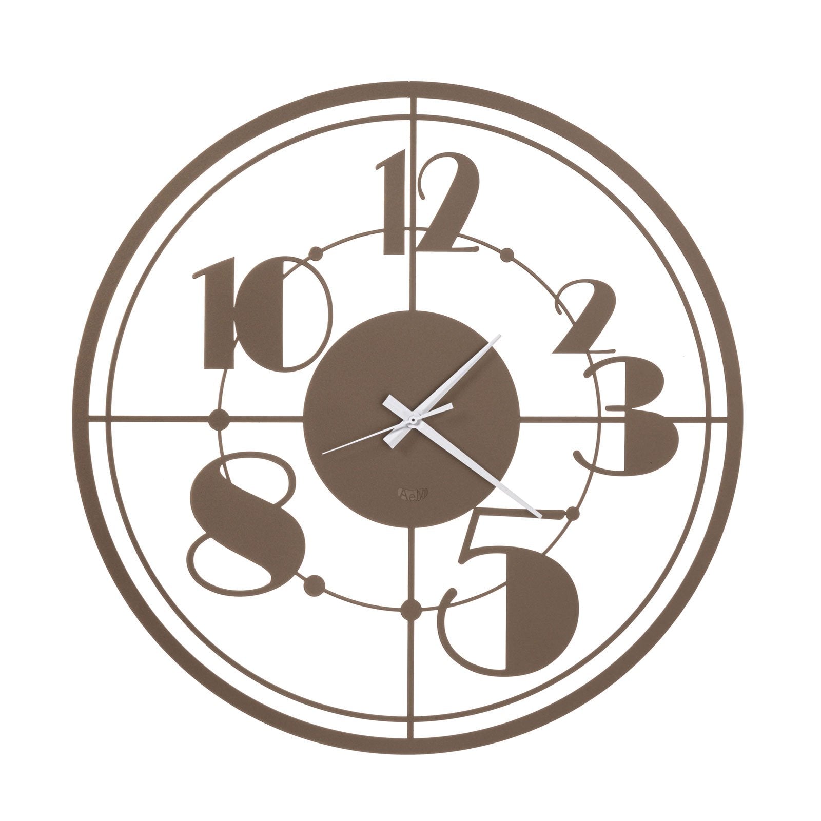 arti-mestieri-teo-orologio-da-parete-art-deco-minimal image 1