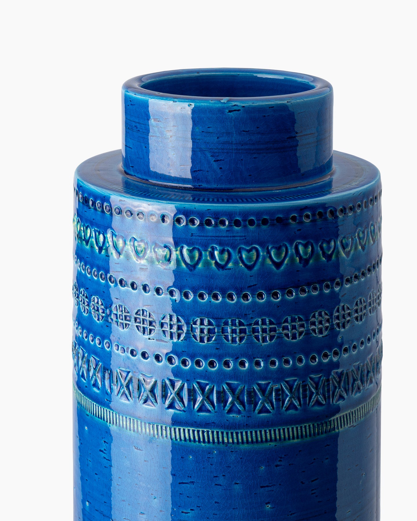 bitossi-ceramiche-vaso-rocchetto-rimini-blu-aldo-londi image 3