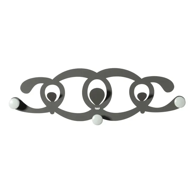 arti-mestieri-cappio-appendiabiti-da-ingresso-a-parete-3-ganci-ferro image 1