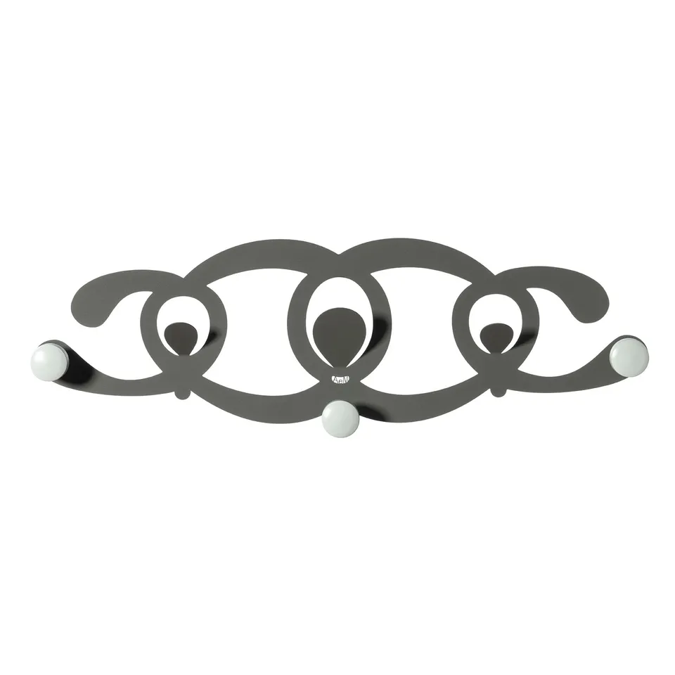 arti-mestieri-cappio-appendiabiti-da-ingresso-a-parete-3-ganci-ferro image 1