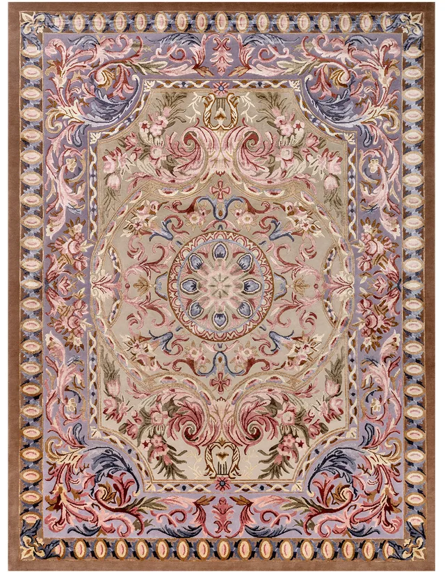 illulian-etoile-tappeto-413x276-cm-lana-e-seta image 1