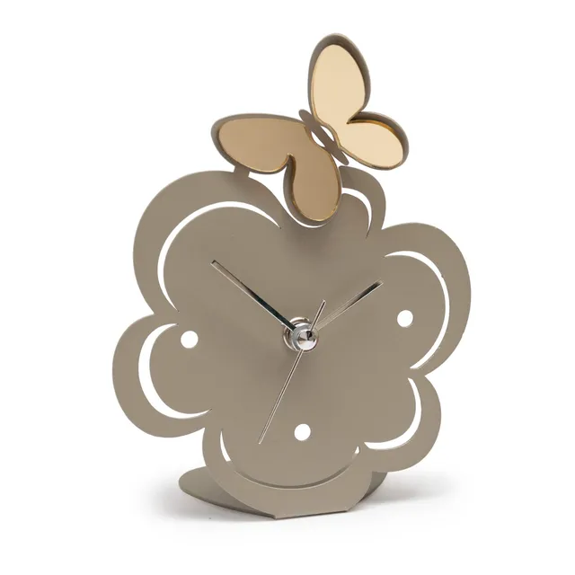 arti-mestieri-bomboniera-orologio-farfallina-13x17-cm-ferro image 1