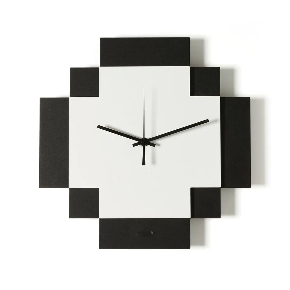 arti-mestieri-tetris-orologio-da-parete-geometrico-in-ferro image 1