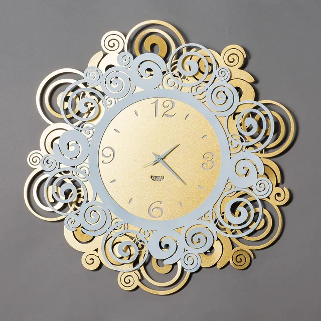 arti-mestieri-orpheus-orologio-da-parete-50-cm-riccioli-design image 1