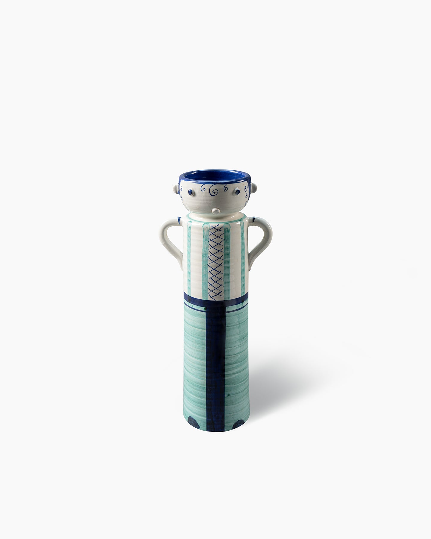 bitossi-ceramiche-vaso-antropomorfo-biansato-1969-riedizione-2008-aldo-londi image 2