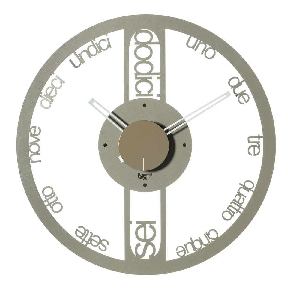 arti-mestieri-circolo-piccolo-orologio-da-parete-minimal image 1