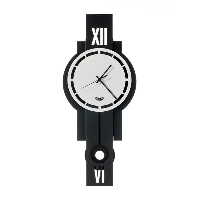 arti-mestieri-pendolux-orologio-a-pendolo-da-muro-20x60-cm image 1