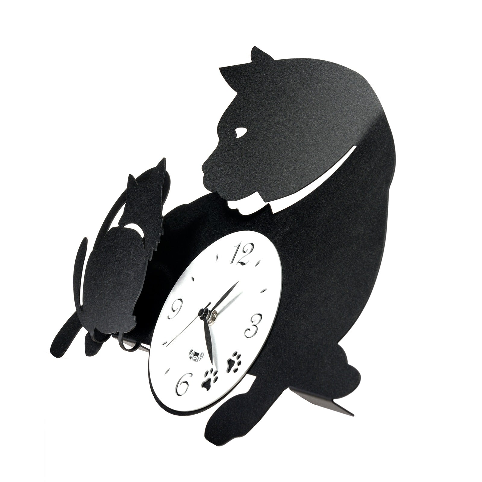 arti-mestieri-mamma-gatta-orologio-di-design-da-parete image 2