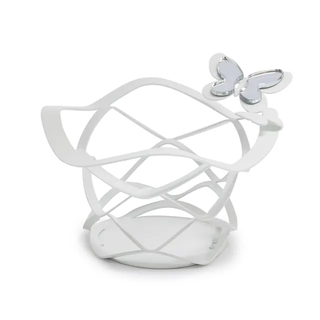 arti-mestieri-butterfly-basket-bomboniera-cestino-in-ferro-13x5-cm image 1